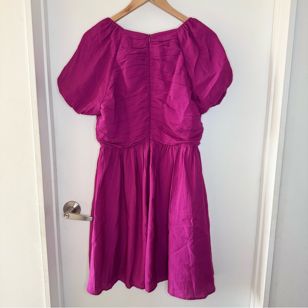 BOHME Puffed Sleeves party Dress LARGE - Picture 7 of 7